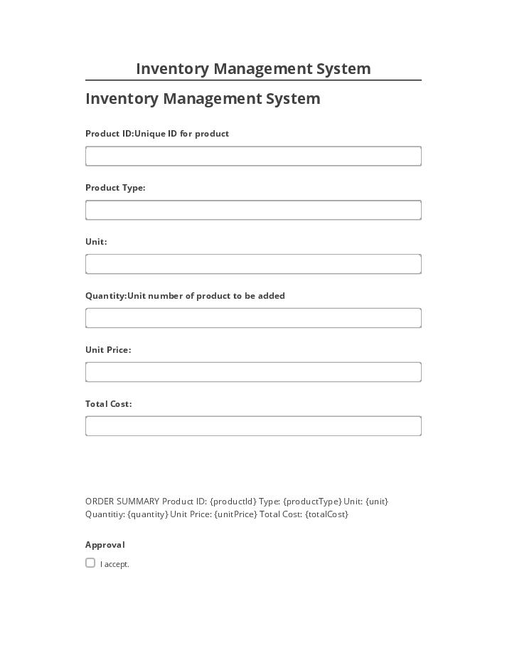 Automate Inventory Management System