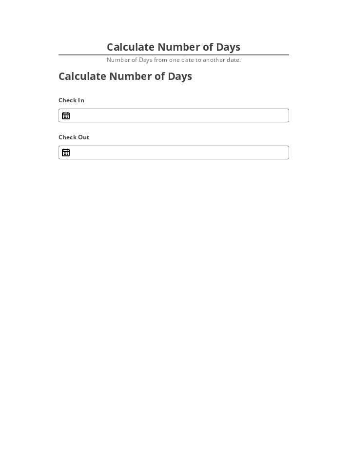 Extract Calculate Number of Days Netsuite