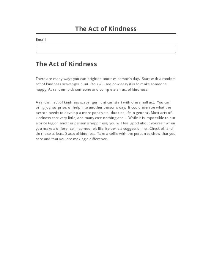 Archive The Act of Kindness Netsuite