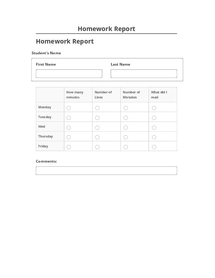 Extract Homework Report Microsoft Dynamics