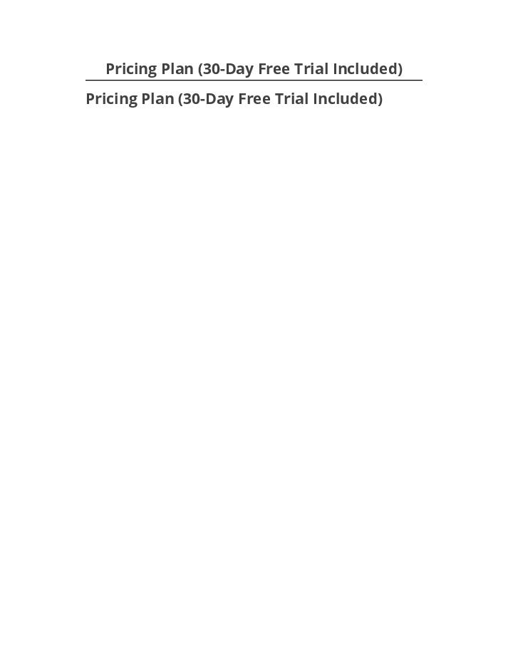 Pre-fill Pricing Plan (30-Day Free Trial Included) Microsoft Dynamics