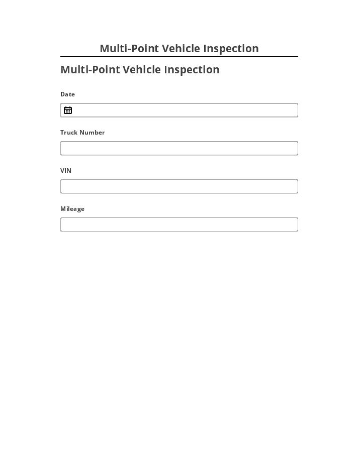 Manage Multi-Point Vehicle Inspection Netsuite