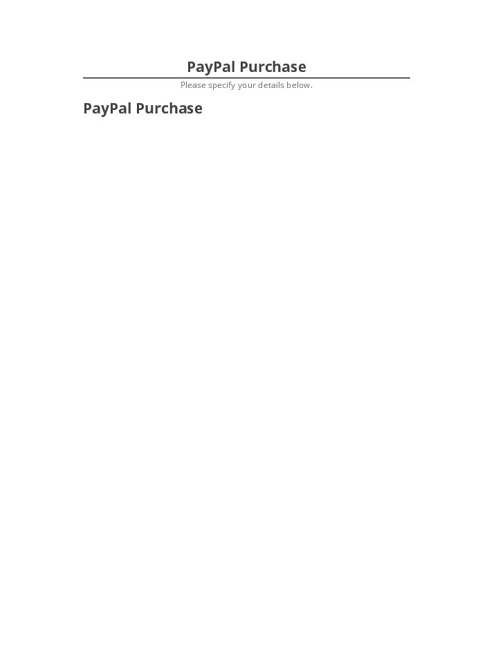 Incorporate PayPal Purchase Salesforce