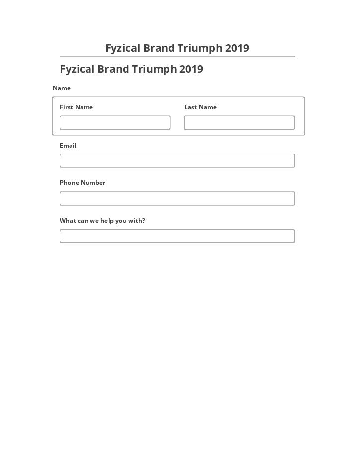 Update Fyzical Brand Triumph 2019 Microsoft Dynamics