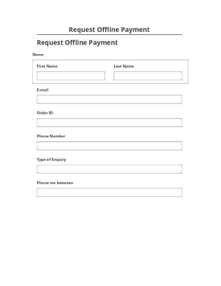 Archive Request Offline Payment Netsuite