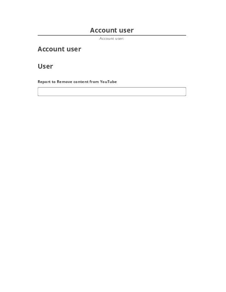 Arrange Account user Salesforce