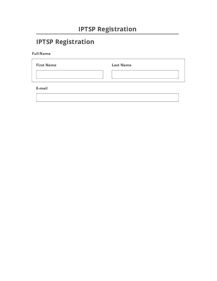 Archive IPTSP Registration Netsuite