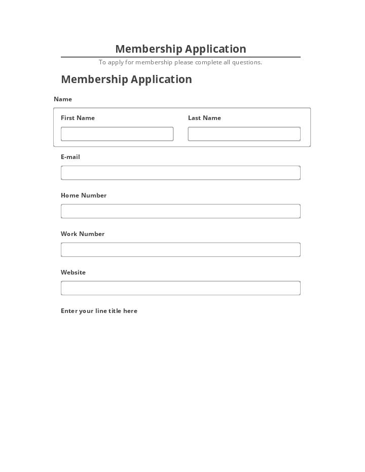 Integrate Membership Application Microsoft Dynamics