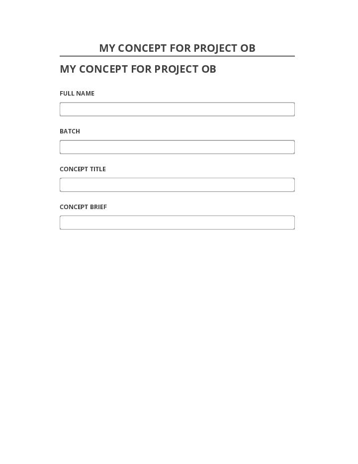 Extract MY CONCEPT FOR PROJECT OB Salesforce