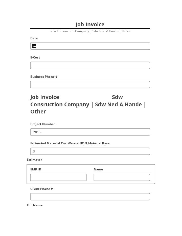 Archive Job Invoice Salesforce