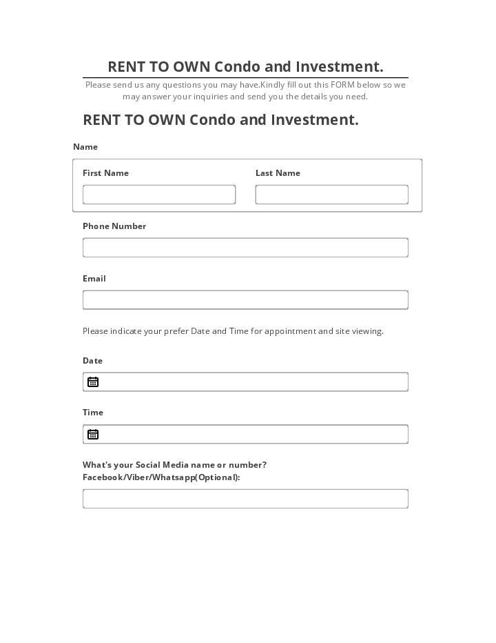 Export RENT TO OWN Condo and Investment.