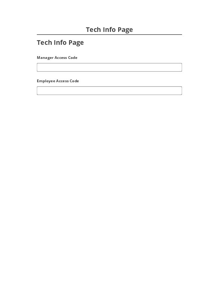 Extract Tech Info Page Microsoft Dynamics