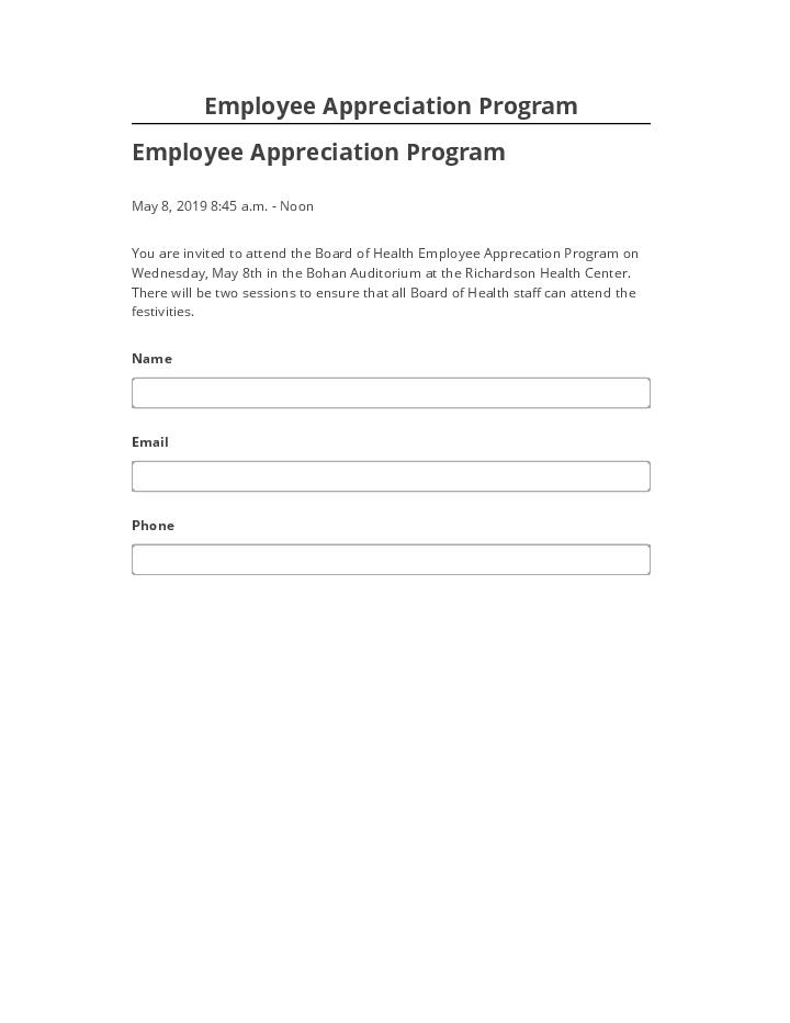 Automate Employee Appreciation Program Salesforce