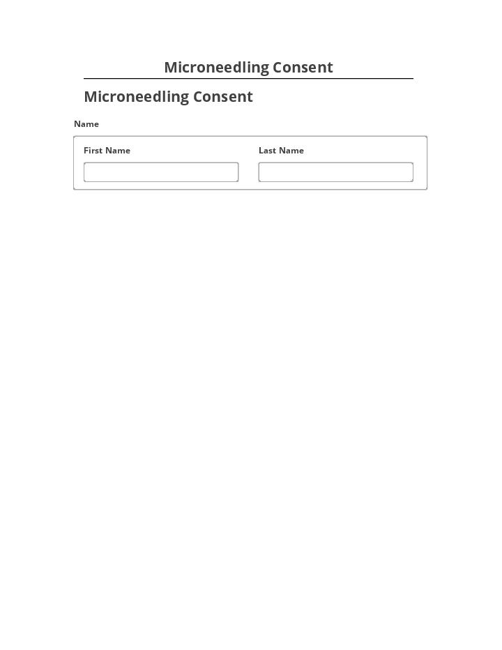 Incorporate Microneedling Consent Netsuite