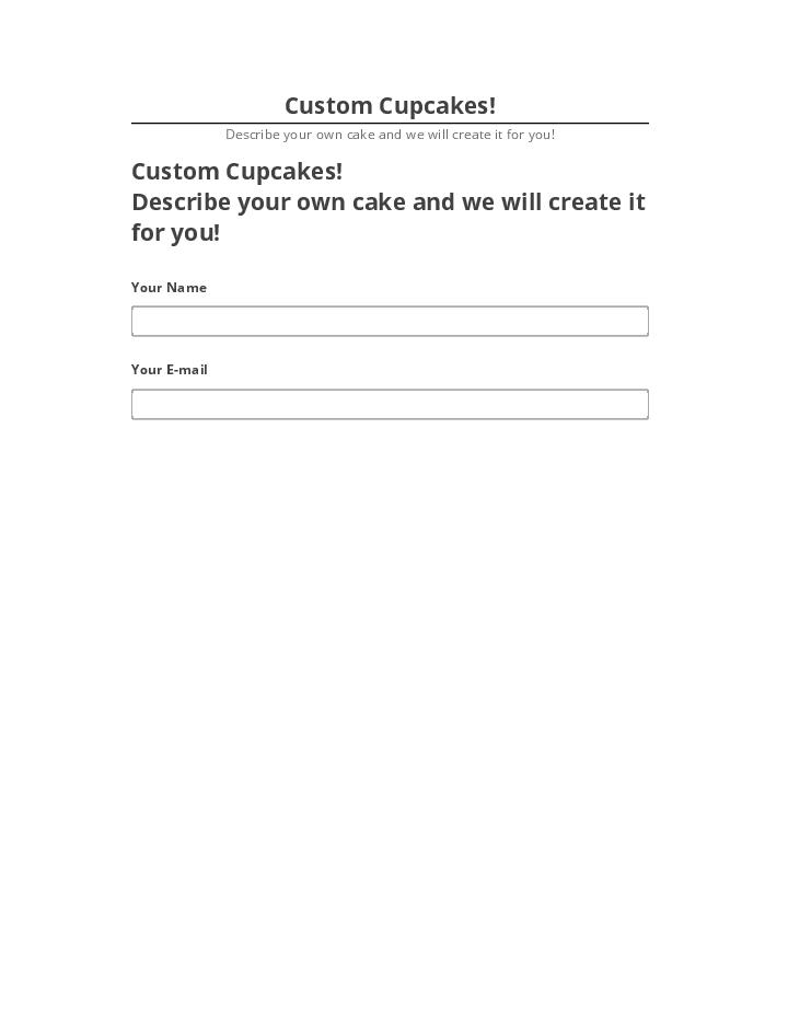 Pre-fill Custom Cupcakes! Netsuite