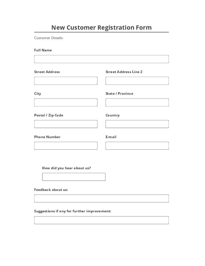 Archive New Customer Registration Form Netsuite