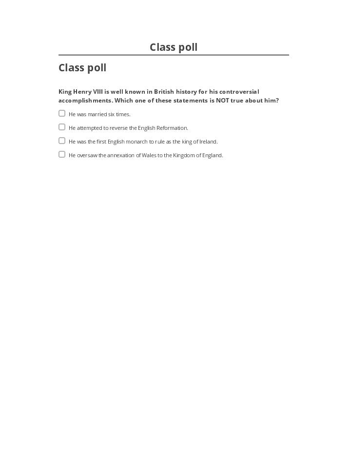 Archive Class poll