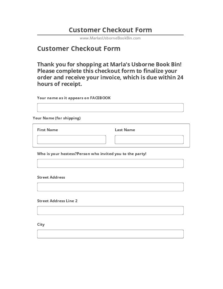 Incorporate Customer Checkout Form in Microsoft Dynamics