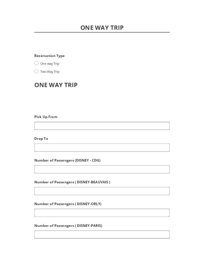Integrate ONE WAY TRIP with Microsoft Dynamics